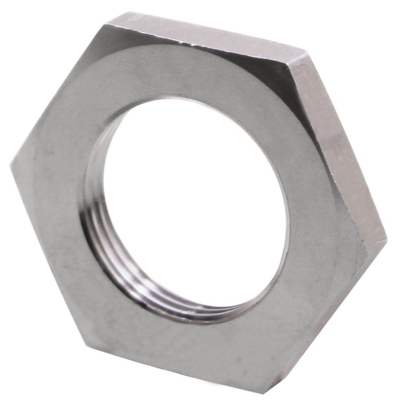 DERNORD Cast Pipe Fitting Stainless Steel 304 Hex Locknut 3/4 Inch NPT Female (Pack of 2) - Image 2